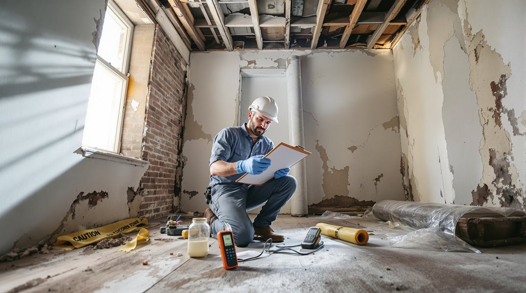 asbestos survey prior to renovation